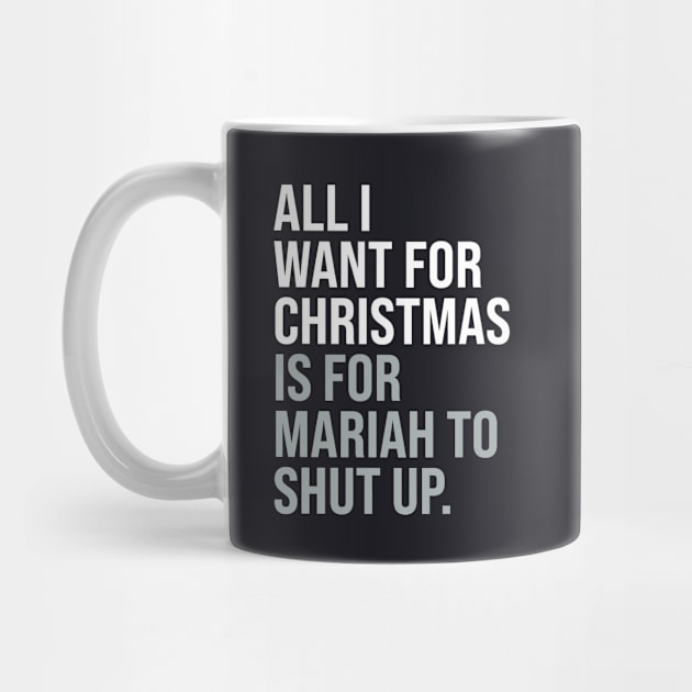 All I Want For Christmas Classic Funny Anti-Festive by Butter Creative